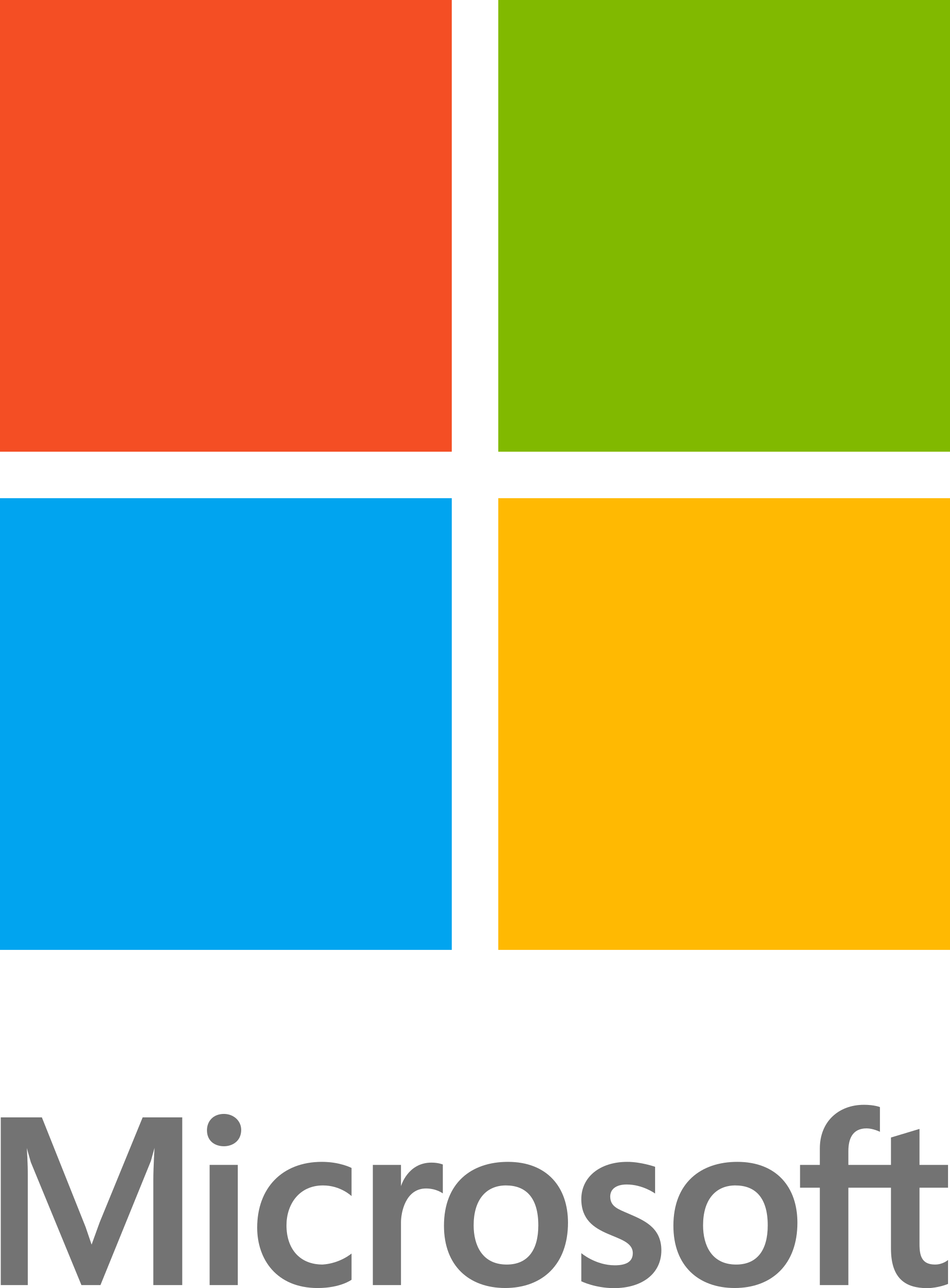 Vertical Logo - File:Microsoft logo - 2012 (vertical).svg - Wikimedia Commons