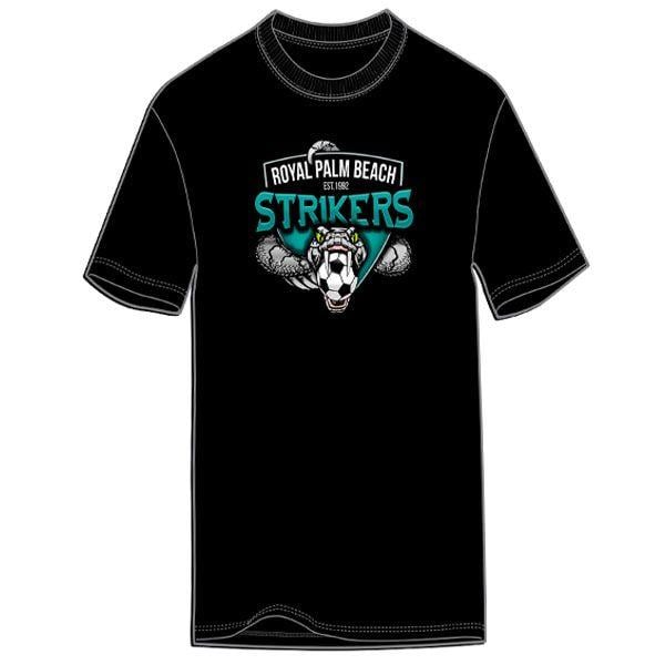 Strikers Logo - RPB Strikers Logo T-Shirt - Black - AuthenticSoccer.com