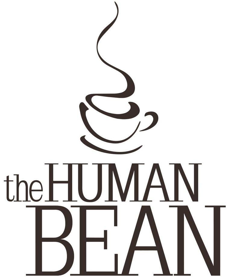 Vertical Logo - X Human Bean Car Decal Vertical Logo - THE HUMAN BEAN