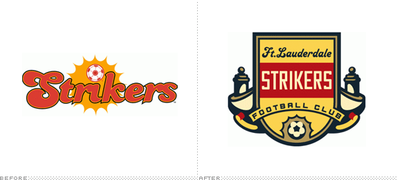 Strikers Logo - Brand New: Fort Lauderdale Strikers