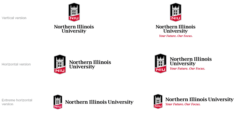Vertical Logo - Logo configurations - NIU Communication Standards