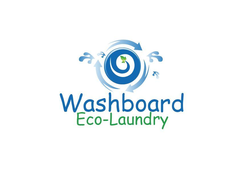 Laundromat Logo - Logo Design For Washboard Eco Laundry By ESolz Technologies. Design
