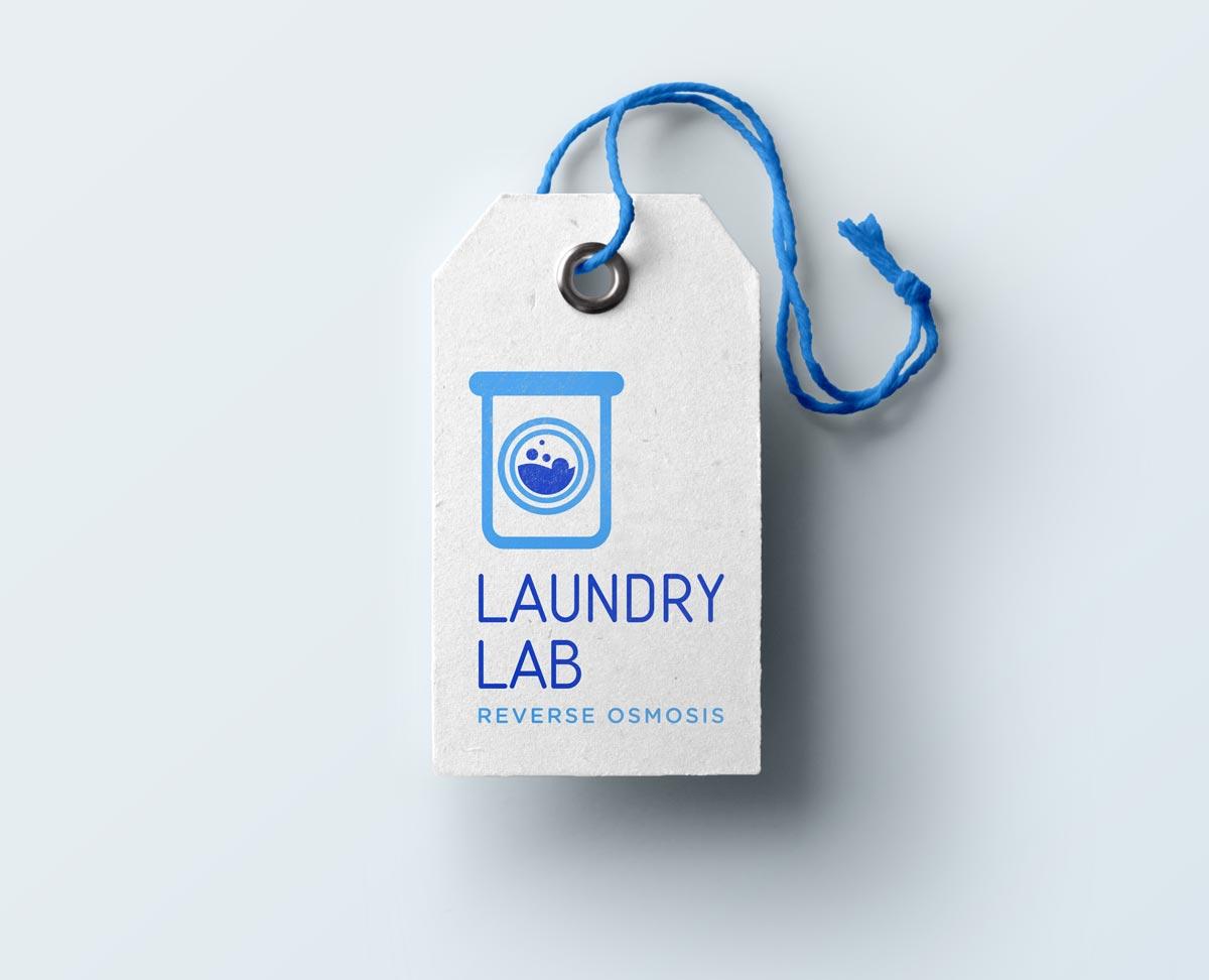 Laundromat Logo - Laundry Lab Logo Design - Pixel and Code