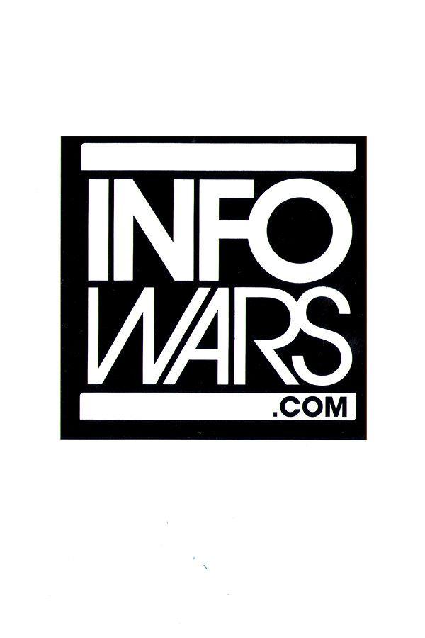 Infowars Logo - Infowars Small Square Logo Sticker - Infowars Store