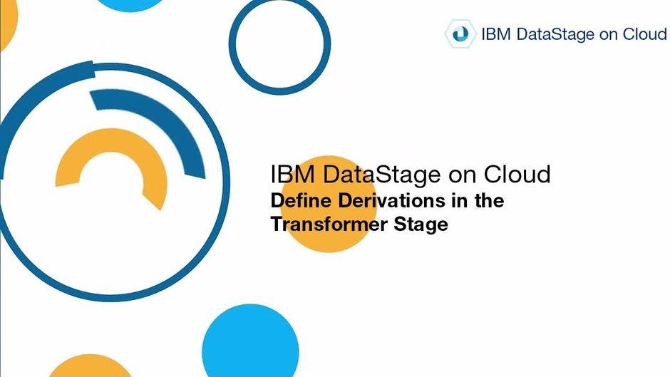 DataStage Logo - Define Derivations in DataStage Transformer - IBM MediaCenter