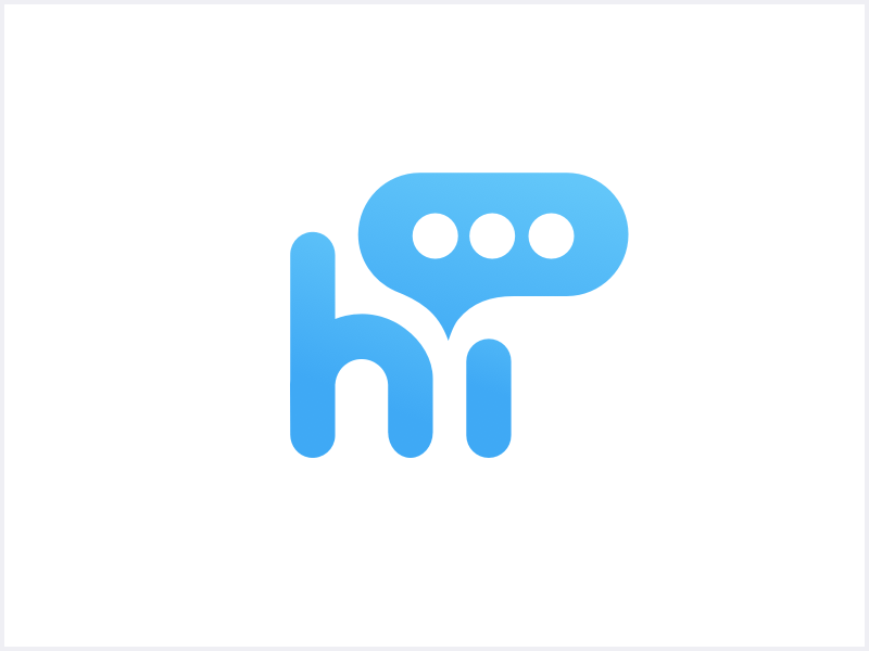 Hi Logo - Hi Logo by David Kovalev | Dribbble | Dribbble