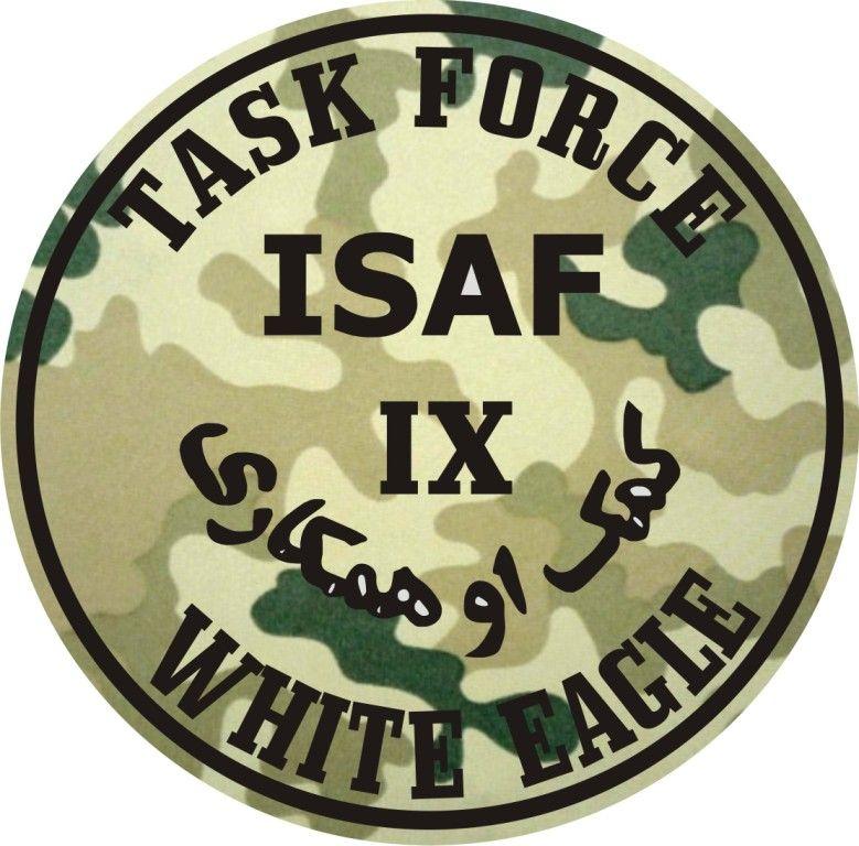 ISAF Logo - Logo Task Force White Eagle ISAF International Security