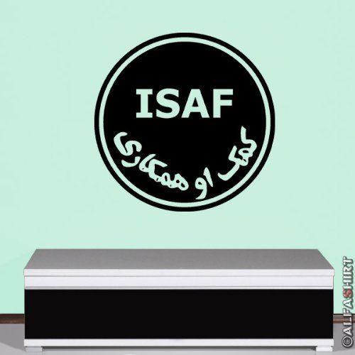 ISAF Logo - Wall Tattoo Decorative Sticker / ISAF Logo International
