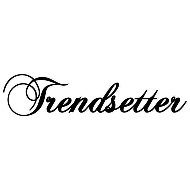 Trendsetter Logo - 14.6*3.5CM Funny Car Window Stickers TRENDSETTER Original Car