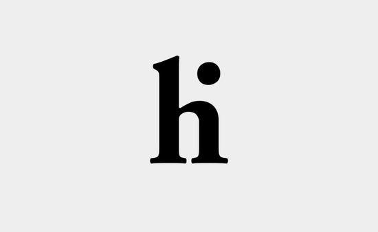 Hi Logo - Best Logo Branding Typographic Design images on Designspiration