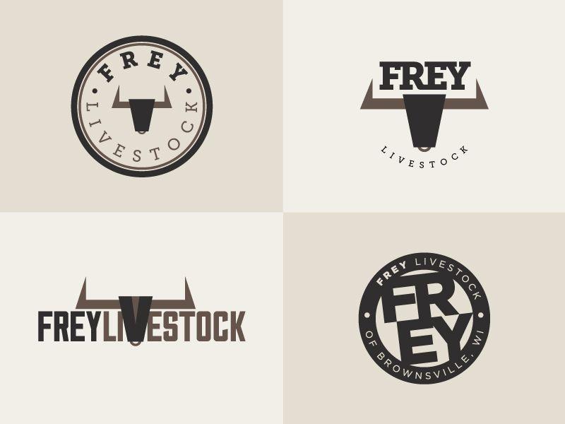 Livestock Logo - Frey Livestock Logo Concepts by Alexander Ramsey | Dribbble | Dribbble