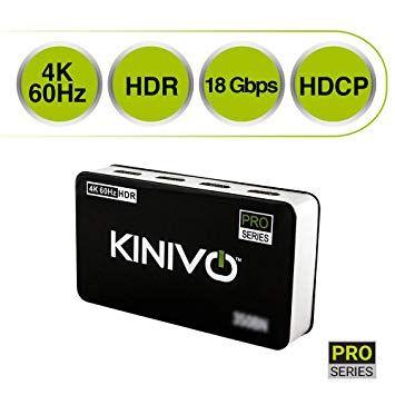 Kinivo Logo - Amazon.com: Kinivo 550BN 4K@60Hz Premium 5-Port HDMI Switch with ...