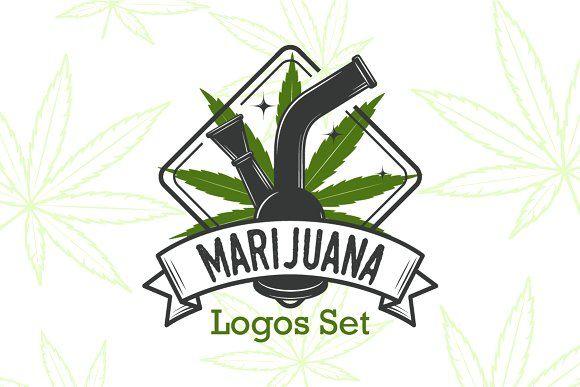 Marijuana Logo - Marijuana Logos Bundle Logo Templates Creative Market