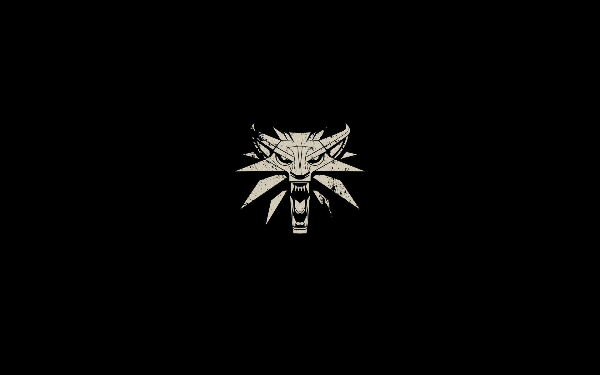 Witcher Logo - 1920x1200 The Witcher 3 Wild Hunt Minimalism Logo 1080P Resolution ...