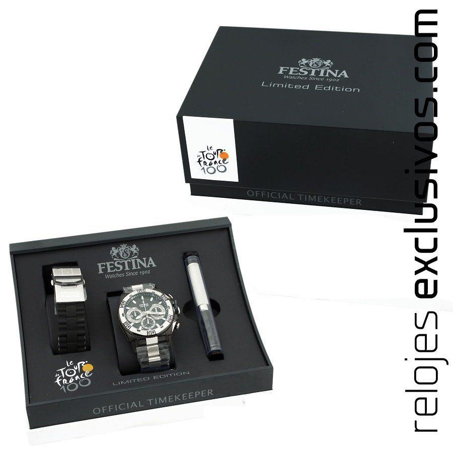 Festina Logo - Festina Chronograph Limited Edition Tour De France F16660 1