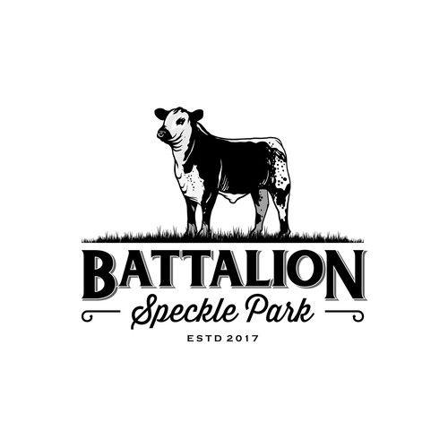 Cattle Logo - Create an eye catching rural logo design for Battalion Speckle Park ...