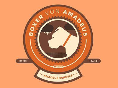 Amadeus Logo - Boxer Von Amadeus Logo by Dennis Terrey | Dribbble | Dribbble