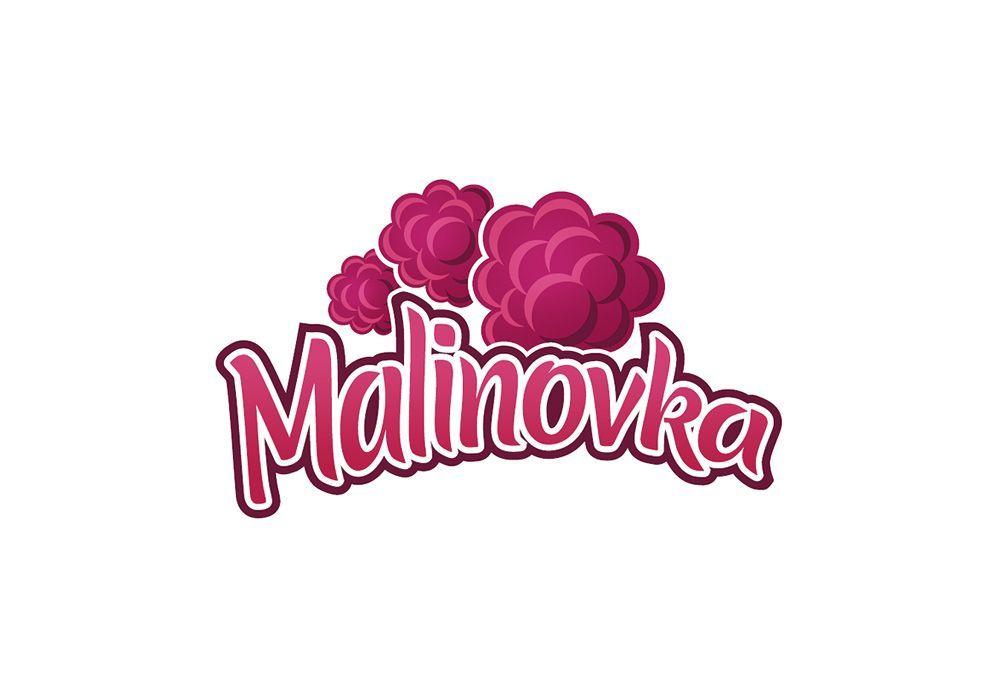 Raspberry Logo - Logo for raspberry drink Malinovka. Logotype. Raspberry, Raspberry