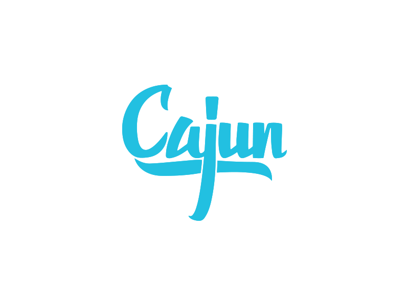 Cajun Logo - Cajun Hand-Lettered Logo-Type by Ted Bettridge | Dribbble | Dribbble
