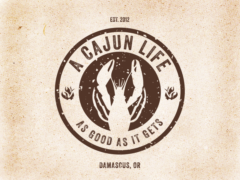 Cajun Logo - A Cajun Life Food Cart Logo