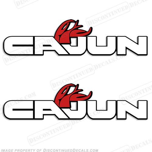 Cajun Logo - Cajun Bass Boat Decals (Set of 2)