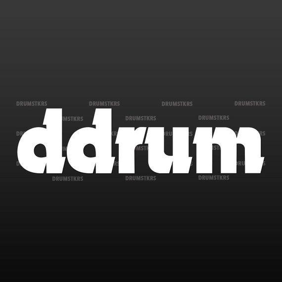 Ddrum Logo - DDRUM logo replacement for Bass Drum head Die Cut no | Etsy