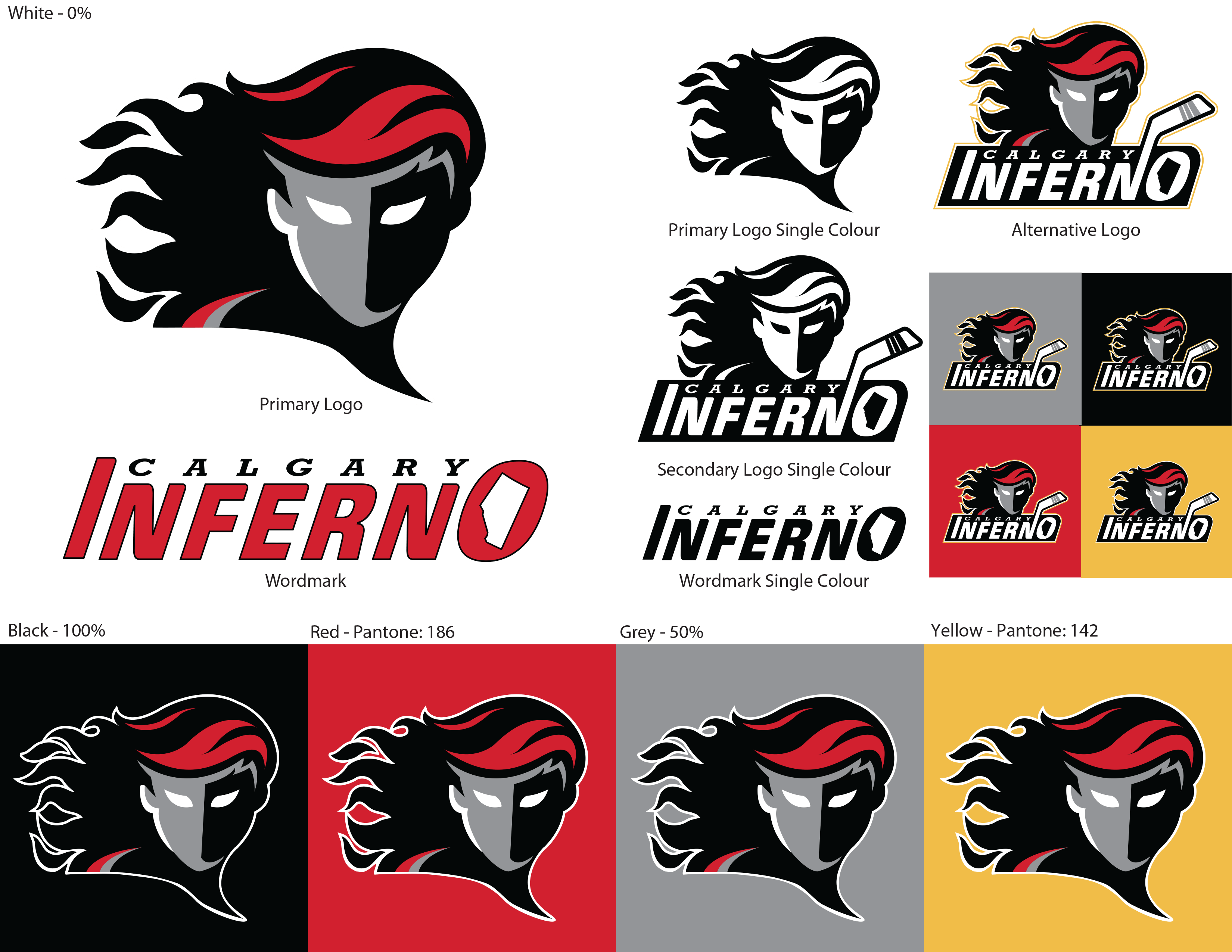 Calgary Logo - Logos - The Official Website of the Calgary Inferno | CWHL