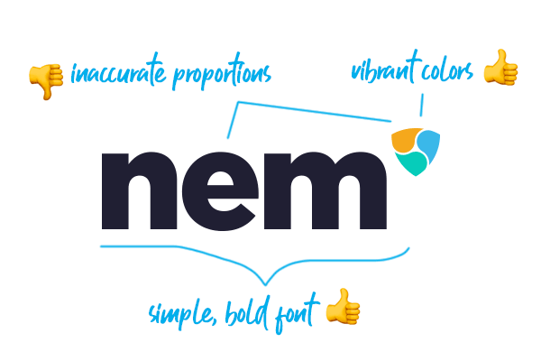 Nem Logo - Top 7 Cryptocurrency Logos of 2018 - Design Critique & Inspiration