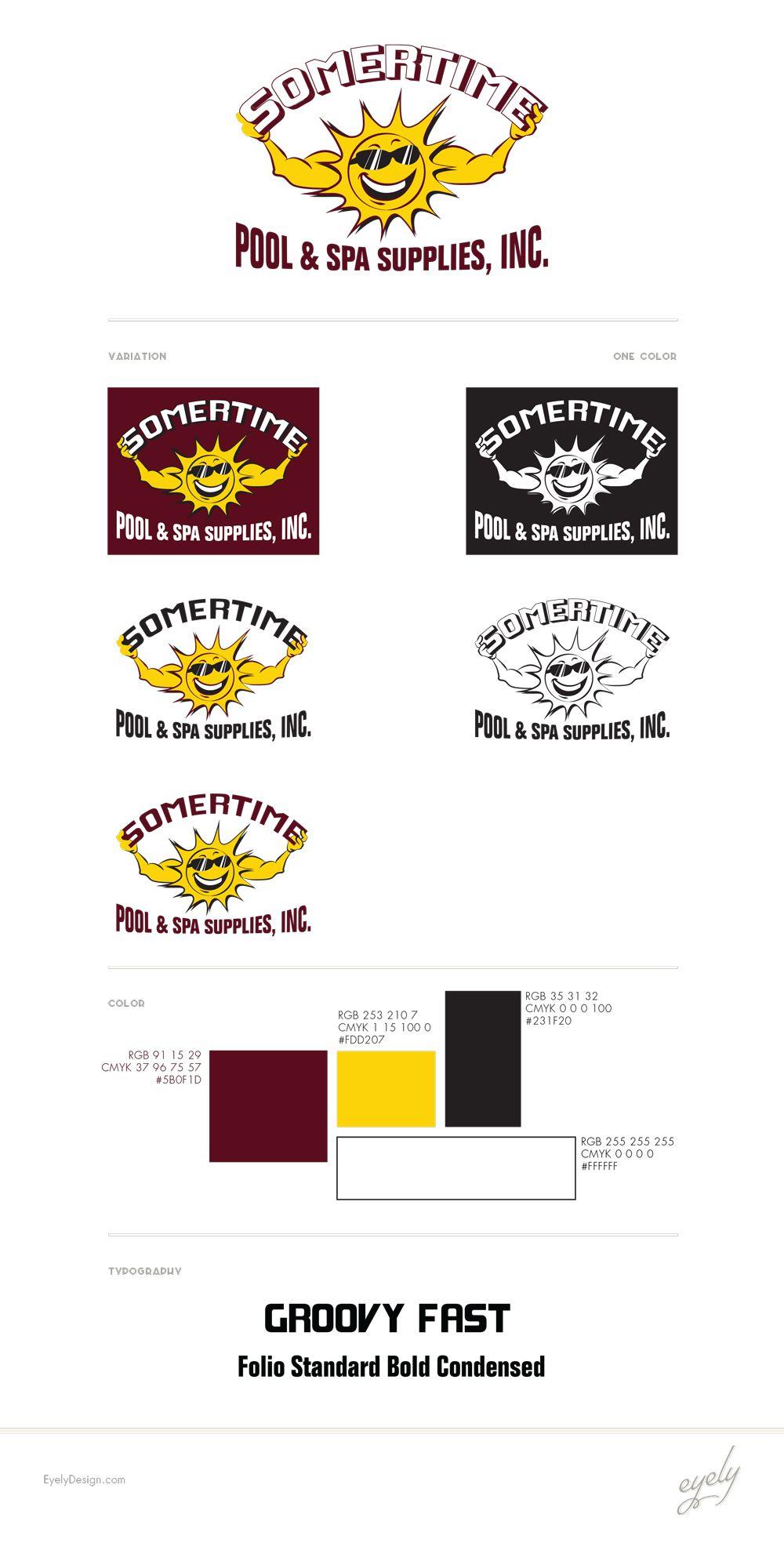 Vineland Logo - Somertime Pool and Spa Supplies, Inc. Logo Redesign | Creative ...