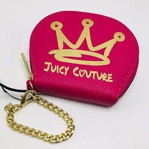 Pinkberry Logo - Juicy Couture coin purse wallet Streetwise ziparound pink Berry gold ...