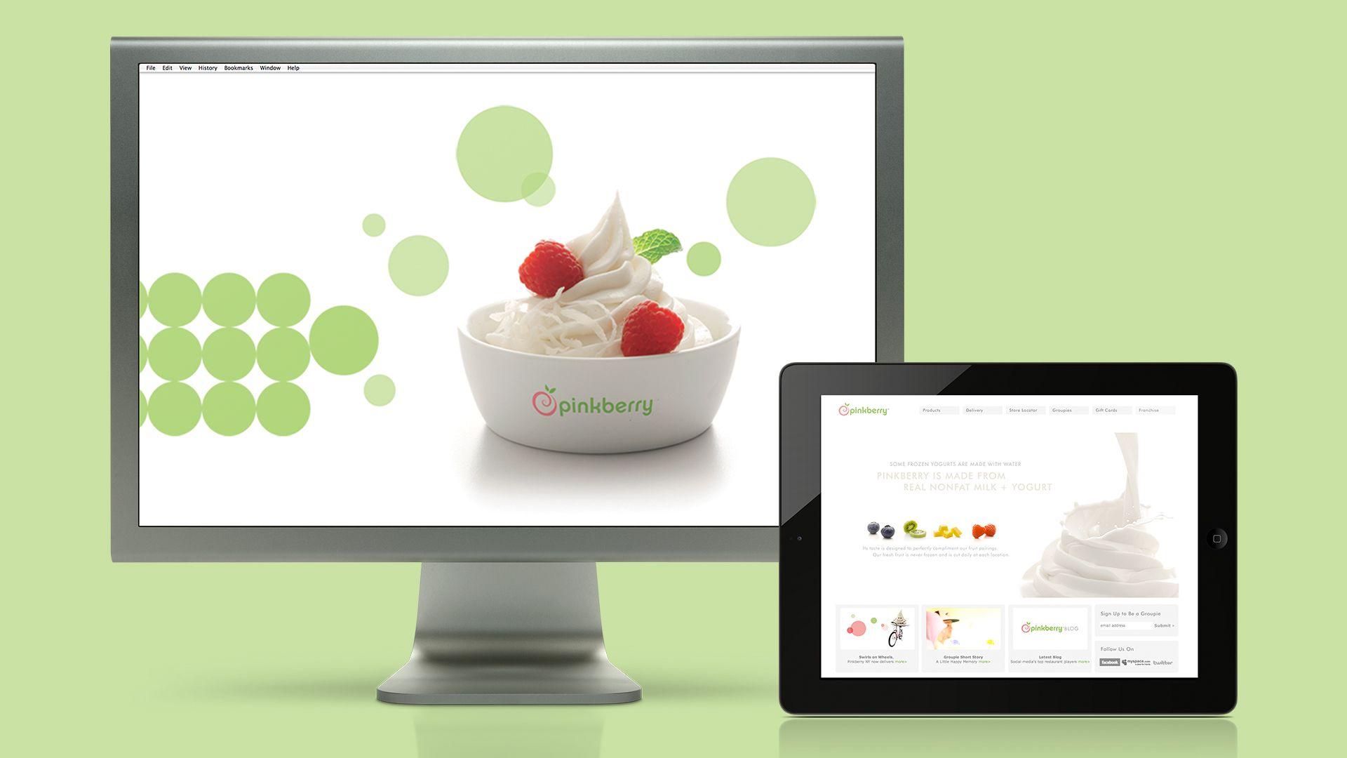 Pinkberry Logo - PINKBERRY - Ferroconcrete, Inc.