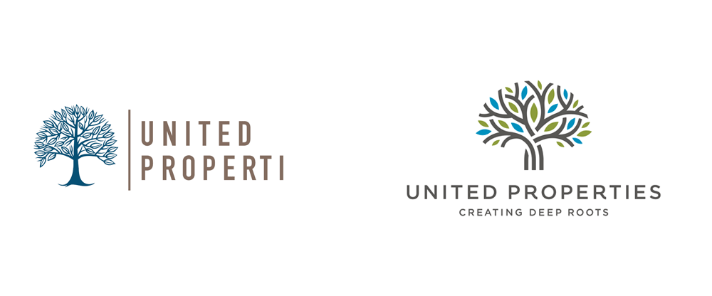 Properties Logo - Brand New: New Logo and Identity for United Properties