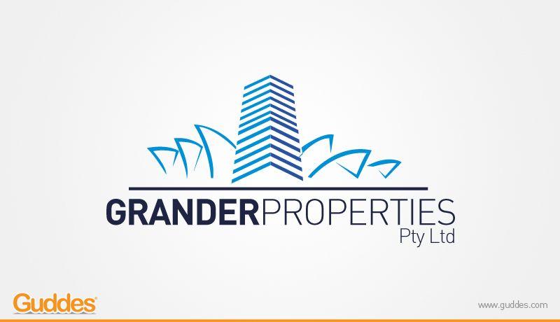 Properties Logo - Grander Properties logo design by Guddes.com