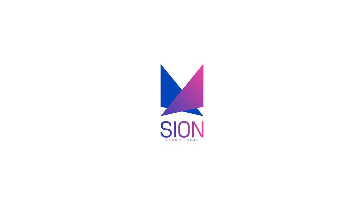 Sion Logo - Sion logo branding on Pantone Canvas Gallery