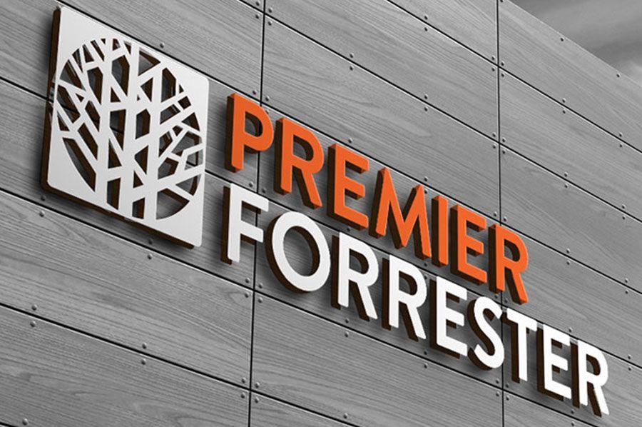 Forrester Logo - Premier Forrester - Logo Design and Website Design - Beetle Green ...