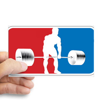 Deadlift Logo - DEADLIFT LOGO Rectangle Decal > DEADLIFT LOGO > Bodybuilding ...