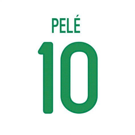 Pele Logo - 2013 14 Pele Brazil Home Shirt Printing []