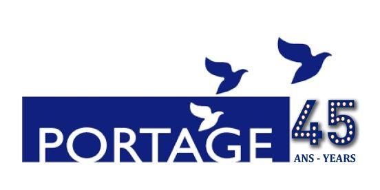 Portage Logo - LOGO 45 ans - Portage
