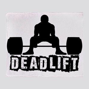 Deadlift Logo - Deadlift Blankets - CafePress