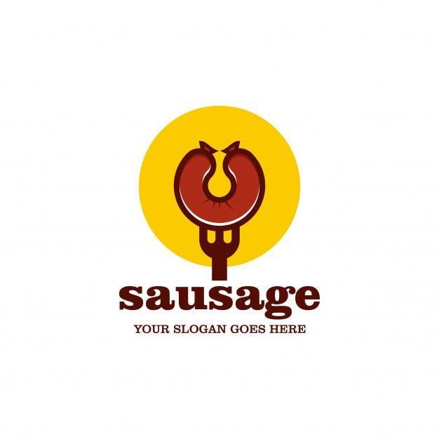 Sausage Logo - Sausage logo template Vector | Premium Download