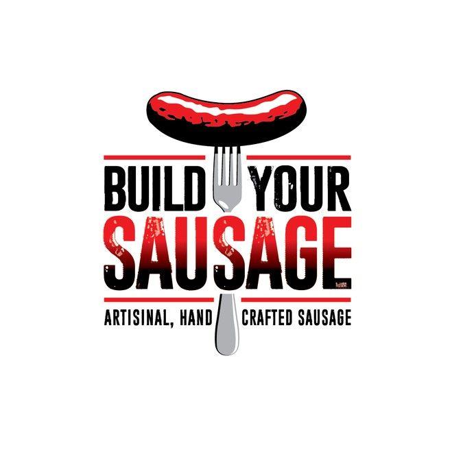 Sausage Logo - Build your Sausage artisan hand crafted sausage LOGO. Logo design