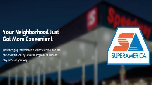 SuperAmerica Logo - Marathon Converts SuperAmerica Locations to Speedway. Convenience