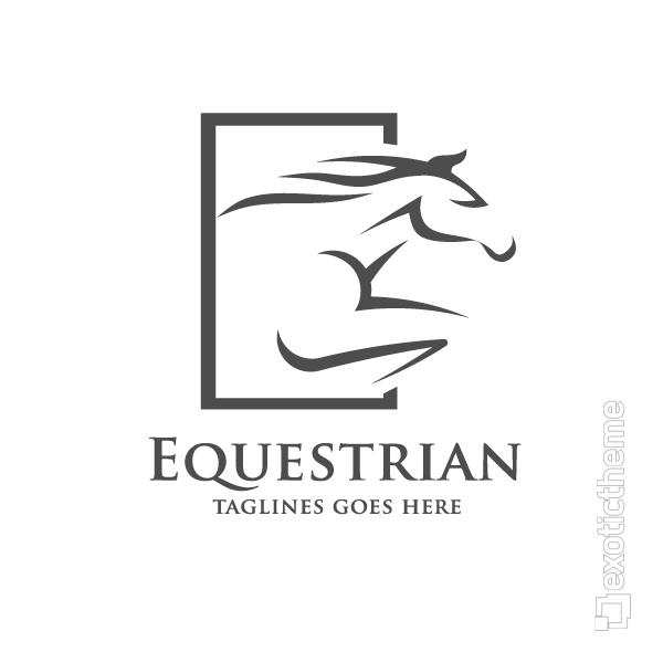 Equine Logo - Equestrian Logo - ExoticTheme