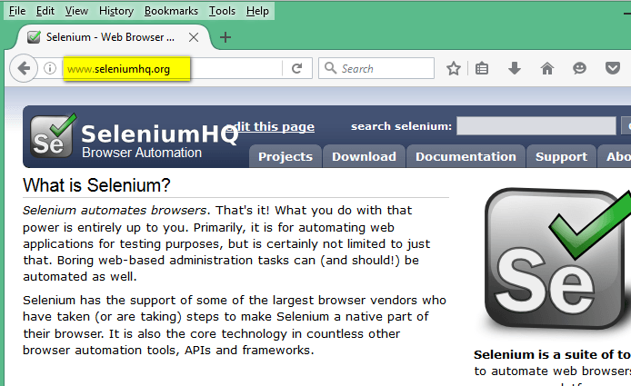 SeleniumHQ Logo - Selenium By Arun (QAFox.com): Programming Languages Supported