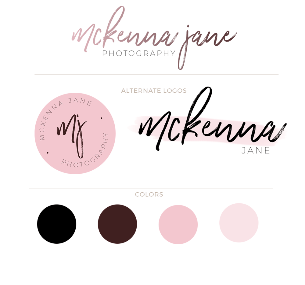 She's Logo - Mckenna Jane Logo and Brand Identity