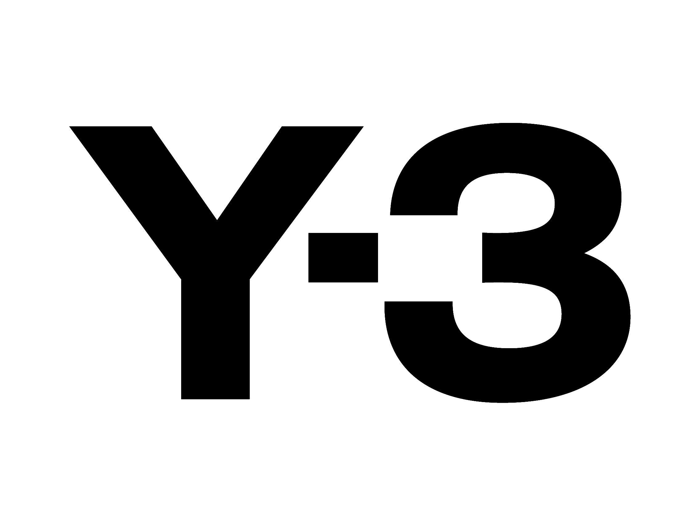 Black and White Y Logo - Y-3