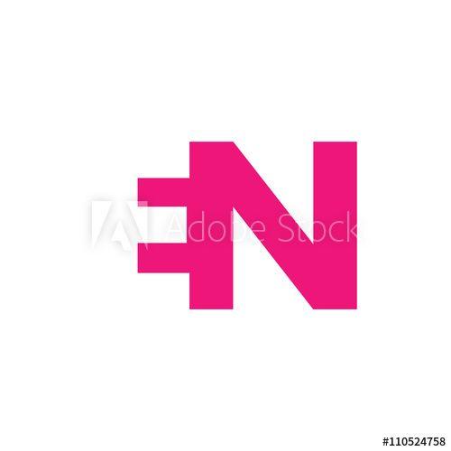 En Logo - EN Logo. Vector Graphic Branding Letter Element. jpg, eps, path