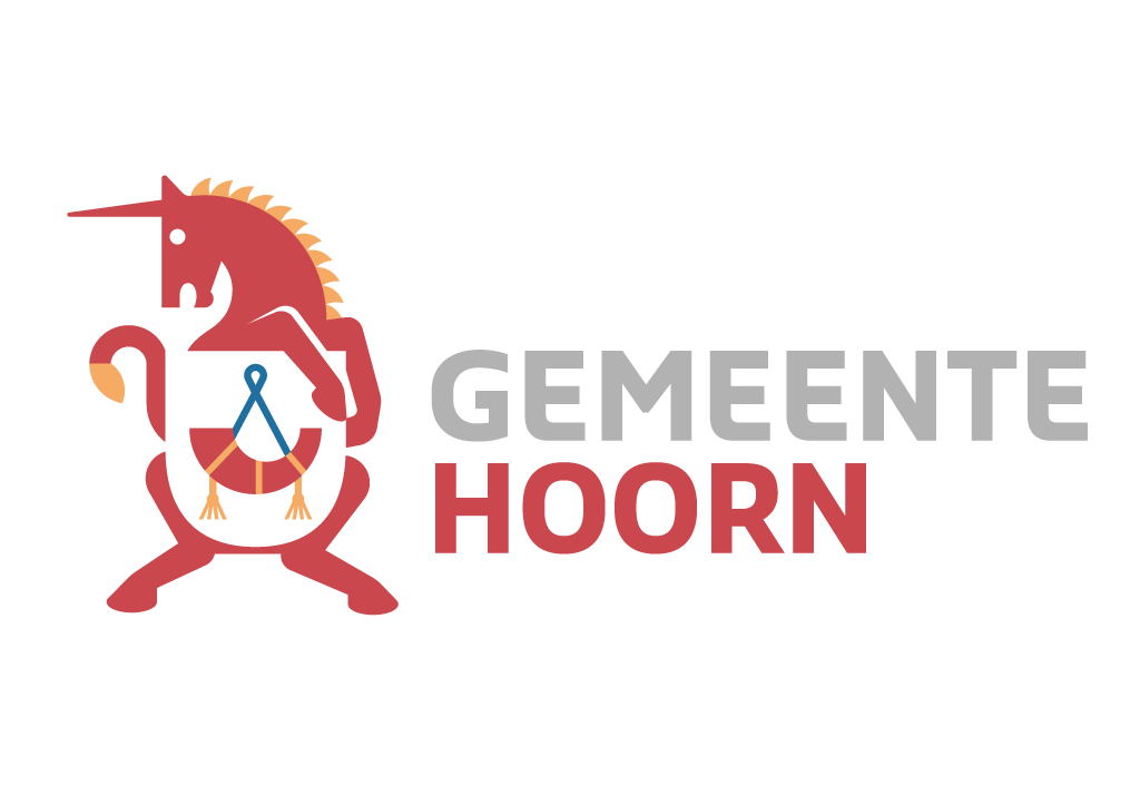 En Logo - Wapen en logo Gemeente Hoorn - Witvorm