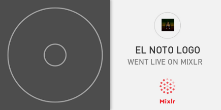 Mixlr Logo - El Noto Logo is on Mixlr. Mixlr is a simple way to share live audi