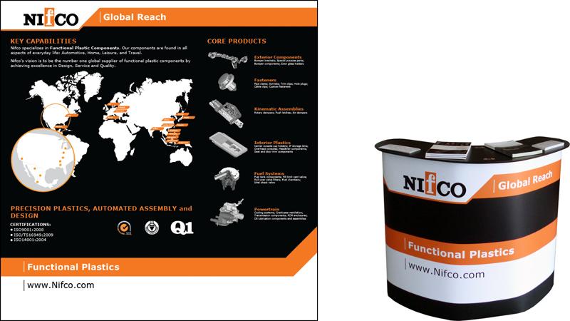 Nifco Logo - Visual Impact Systems Helps Nifco America With Portable Trade Show ...